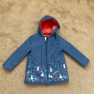 Mothercare Girls Bunny Rain jacket! !  Size 5t